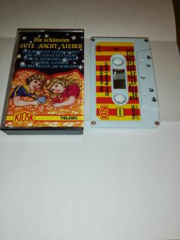 Die schönsten Gute-Nacht-Lieder 5-fach Silber geschraubt Weiß mit Rot-Gelben Aufkleber 4.24570 CD Kiosk Teldec